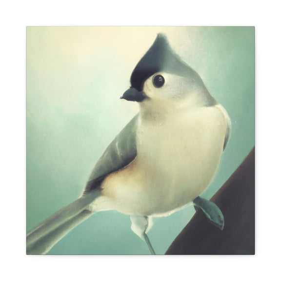 Titmouse in Art Deco - Canvas
