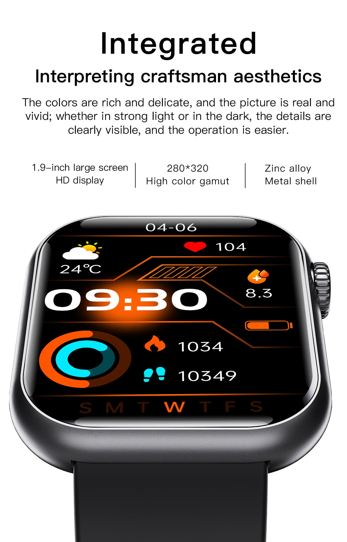 F108 smart watch fitness monitoring tracker waterproof sports