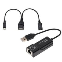 JWQFBC LAN Ethernet Adapter for (FIRE Stick 2nd Gen, Fire TV Gen 3rd) Plus USB Adapter,