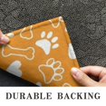 thumbnail image 6 of Yellow Puppy Dog Food Footprints Door Rugs,Washable Non Slip Door Mats Indoor,Decorative Door Mats,Entry Mat Indoor for Entrance,Bedroom,Kitchen,Bathroom,16"x47", 6 of 6