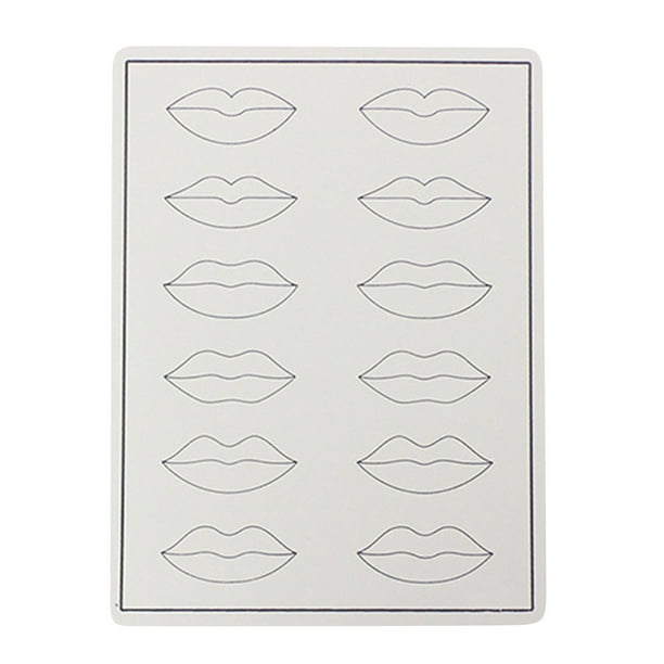Xihbxyly Liquidación de verano Kits y prácticas de tatuajes y cejas en blanco para principiantes y artistas experimentados.