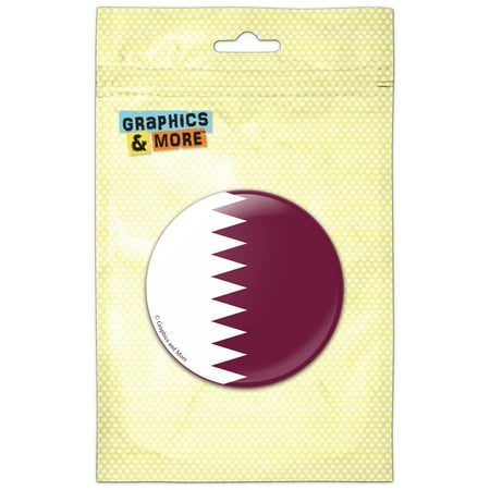 

Qatar National Country Flag Refrigerator Button Magnet