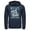 Navy Blue, variant on Men's Lilo & Stitch Not Lazy, Saving Energy  Pull Over Hoodie Black X Large