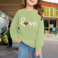 thumbnail image 3 of Mercatoo Heart Sweatshirts for Teen Girls Cute Trendy Oversized Hoodies Long Sleeve Crewneck Fall Winter Pullover Sweater, 3 of 7