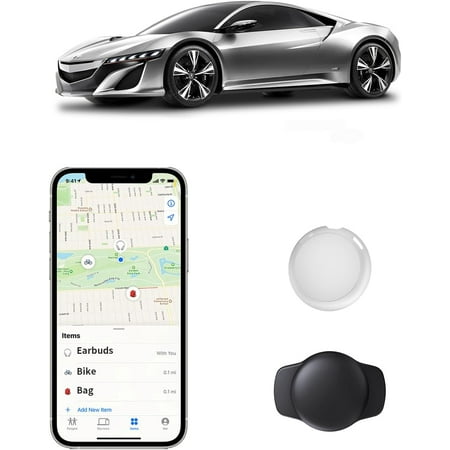 GPS Tracker for Vehicles Works with nd My (iOS Only)M Certied Smart Car GPS ng Device Mini Tracker Devices with Magnetic Waterproof Case Hidden Locator No Subscription No Monthly Fee