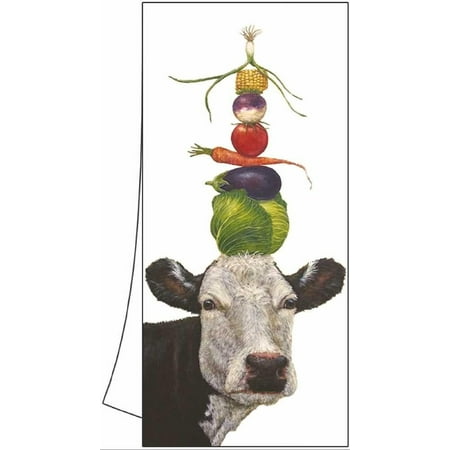 

Decorative Kitchen Towel - Tabletop Dining Décor – 100% Cotton Absorbent – Colorful Versatile Towels – Artistic s – 18” x 26” Vicki Sawyer Ida