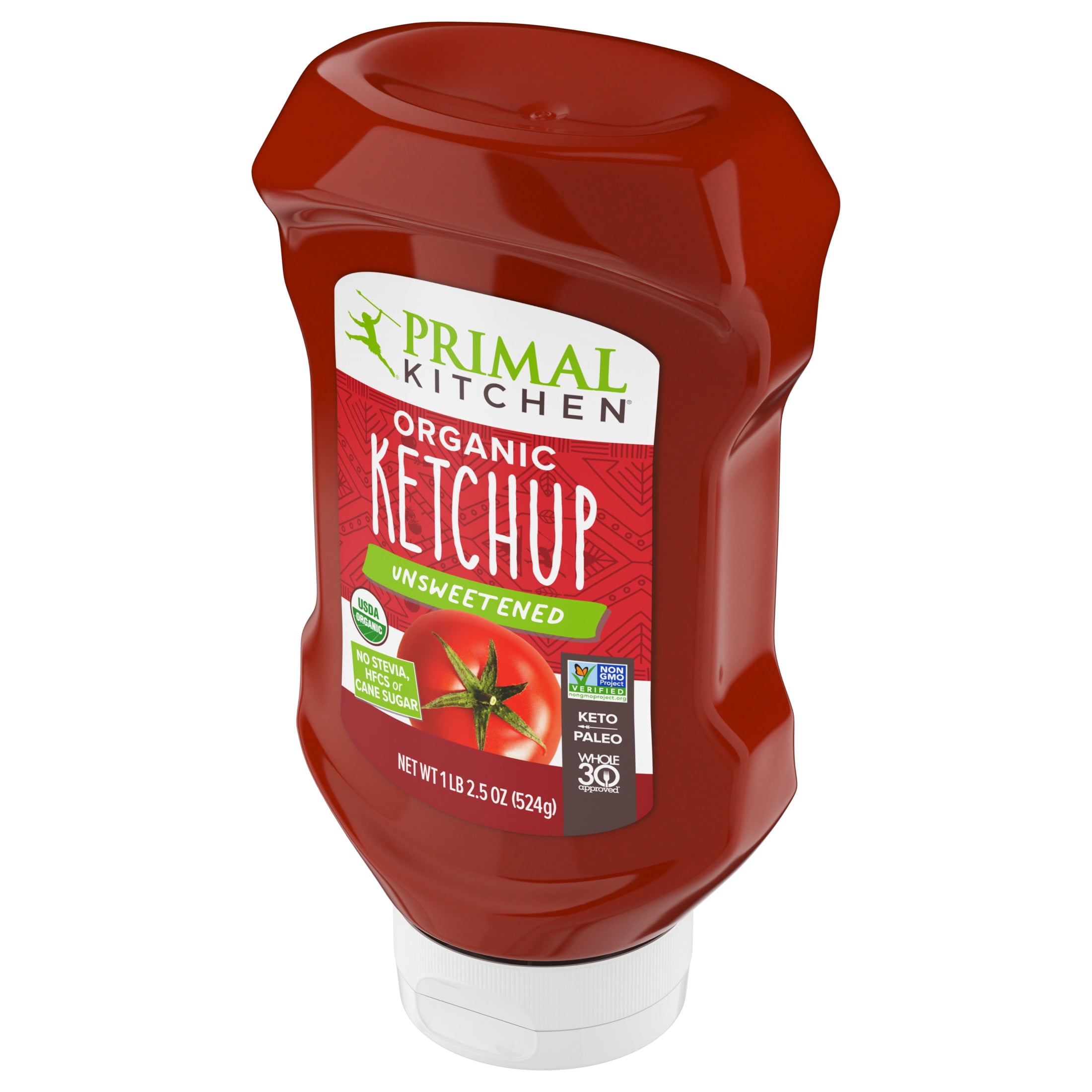 (6 pack) Primal Kitchen Organic Unsweetened Squeeze Ketchup 1 lb 2.5 oz