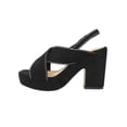 thumbnail image 3 of SANDALIAS TACONES DORELI VESTIR DAMA MUJER NEGRO GAMUZA 6009 LEON 6009-p, 3 of 3