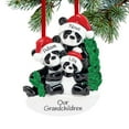 thumbnail image 3 of Panda Bear Faimily of 5 Personalized Christmas Ornament, 3 of 4