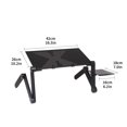 thumbnail image 1 of Laptop Table Adjustable 15kg Notebook Stand Metal 360掳 Foldable Computer Holder, 1 of 9