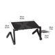 thumbnail image 5 of Mesa para computadora portátil Soporte para computadora portátil ajustable de 15 kg Soporte para computadora plegable de metal 360 °, Negro, Ventilador de enfriamiento Inevent EL002596-03, 5 of 7