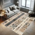 thumbnail image 5 of Ambesonne Southwestern Decorative Rug Carpet, Earthy Ethnic Motifs, 5' 1" X 7' 5", Black Brown Grey, 5 of 5