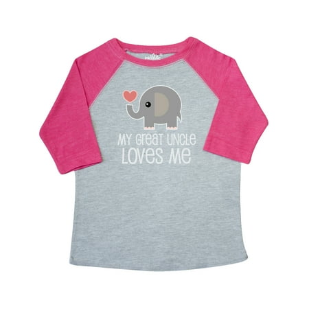 

Inktastic My Great Uncle Loves Me Gift Toddler Boy or Toddler Girl T-Shirt