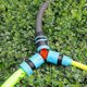 thumbnail image 5 of 20 Pack 3 Way Hose Quick Connectors Y-spring Irrigation Y-spring Orange Abs, 5 of 5
