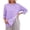 Purple, variant on Shoulder Surgery Shirts for Women Long Sleeve Post Surgery Adaptive Clothing Tear Away Tops
