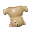 thumbnail image 5 of MAGIDEAL Bear Plant Pot Pen Holder Planters Organizer Flower Pot for Indoor Plants Garden Khaki, 5 of 8