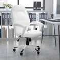 thumbnail image 3 of Scranton & Co Leather Mid-Back Executive Office Chair in White, 3 of 9