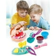 Kids Little Dentist Play Dough Set Toy Doctor Drill and Fill Playset
