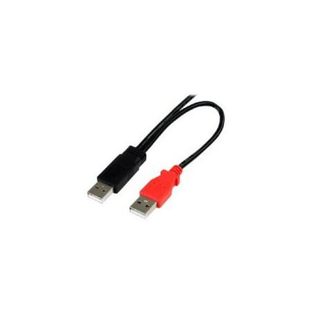 StarTech.com USB Y Cable for External Hard Drive - Dual USB A to Micro B - USB cable - 4 pin USB Type A (M) - 5 pin Micr