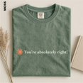 You're Absolutely Right Shirt, AI Humor Tee, Funny Chatbot Shirt ...