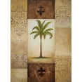 thumbnail image 2 of Marcon, Michael 19x24 White Modern Wood Framed Museum Art Print Titled - Fantasy Palm I, 2 of 4