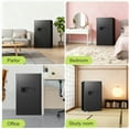 thumbnail image 3 of Omethey 6.0 Cub Digital Safe with Slide Drawer, Home Safe with Adjustable & Removable Shelf, Money Safe with Touchscreen Pad & Dual Alarm, Extra Large Safe for Jewelry Cash Pistol Documents, 3 of 7