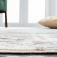 thumbnail image 6 of SAFAVIEH Vintage Persian Roswell Abstract Polyester Area Rug, Blue/Brown, 5' x 5' Square, 6 of 9