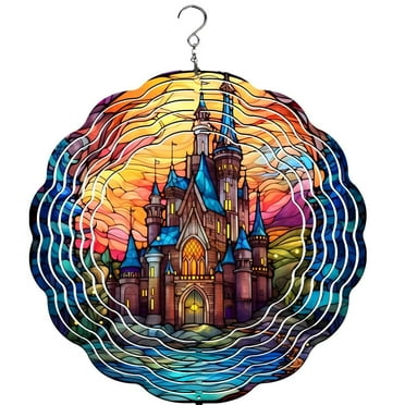 Castle Wind Spinner, Garden Décor, Yard Décor, Porch Decor