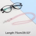 thumbnail image 4 of Unique Bargains 1 Pc Eyeglass Chain Glasses Chain Imitation Pearl Pattern 75cm L Pink, 4 of 5