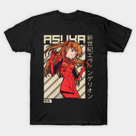 Neon Genesis Evangelion Asuka Langley T-Shirt Sizes S-5Xl GooGate