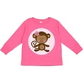 thumbnail image 3 of Inktastic Monkey Girl Girls Long Sleeve Toddler T-Shirt, 3 of 5