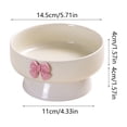 thumbnail image 4 of Pet Bowls Dog Bowls Cat Bowls Ceramic Elevated Neck Friendly Spill Proof Non Slip Easy Clean Food Water Treat Bowl for Cats Small Medium Dogs Indoor by PALIFEUR, 4 of 7