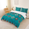 thumbnail image 2 of jejeloiu Monochrome Tribal Bedding,Modern Print Duvet Cover Full For Boys,Reversible,3 Pieces,1 Duvet Cover and 2 Pillowcases, 2 of 6