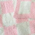 thumbnail image 4 of Mantas de Tiro Manta a Cuadros Peluda Manta de Tiro Decorativa a Cuadros - Manta de Forro SúPer Suave y Esponjosa Rosa, 4 of 5