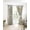 Green, variant on Brown Marble Blackout Curtains 39 Inches Long for Bedroom, Ombre Abstract Striped Mottled Aesthetic Thermal Insulated Room Darkening Black Out Window Curtain Panels Grommet Drapes for Living Room