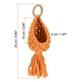 thumbnail image 2 of Odies Cute Crochet Plant for Car Rear View Mirror,Boho Handmade Car Mirror Hanging Accessories for Women Girls,Orange Car Interior Aesthetic Decor Truck Hanger Ornament Charm for Men, 2 of 8