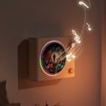 thumbnail image 3 of Tocadiscos Tocadiscos Vintage, Pequeño Altavoz Con Luces Atmosféricas Coloridas, Perilla De Ajuste De Volumen, Para Entretenimiento, Decoración Del Hogar, 3 of 7