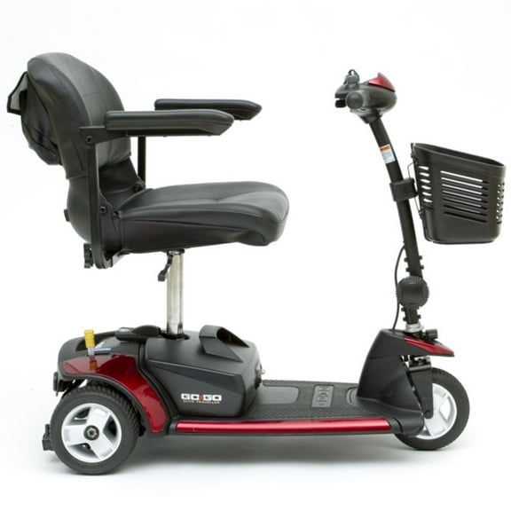 Pride Mobility Go-Go Elite Traveller 3 Wheel Travel Scooter with 12AH Battery