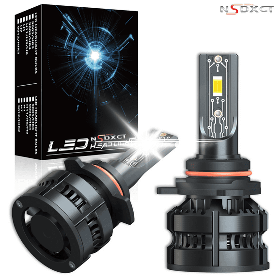 NSDXCT 9012/HIR2 High/Low Beam for 2014- 2015 GMC Sierra 1500 LED Headlight Bulbs 6000K 2pcs