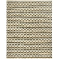 thumbnail image 2 of SAFAVIEH Montauk Harding Geometric Striped Cotton Area Rug, Gold/Blue/Black, 8' x 10', 2 of 6