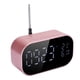 thumbnail image 2 of Altavoz Bluetooth para mesita de noche, S2, carcasa de metal, LCD, despertador, altavoz Bluetooth, altavoz Bluetooth, eficiencia óptima, 2 of 12