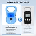 thumbnail image 3 of Calamus Lightweight Fish Scale & Lip Grip Combo, Rechargeable Digital Scale with USB Cable, 55lb Capacity, Lip Gripper with Soft Retractable and Detachable Measuring Tape, Fishing Gifts for Men, 3 of 10