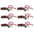 thumbnail image 2 of Paquete de 6 tarjetas Riser perfecl 1X a 16X cable de Extensión USB 3.0 de 60 CM, 2 of 8