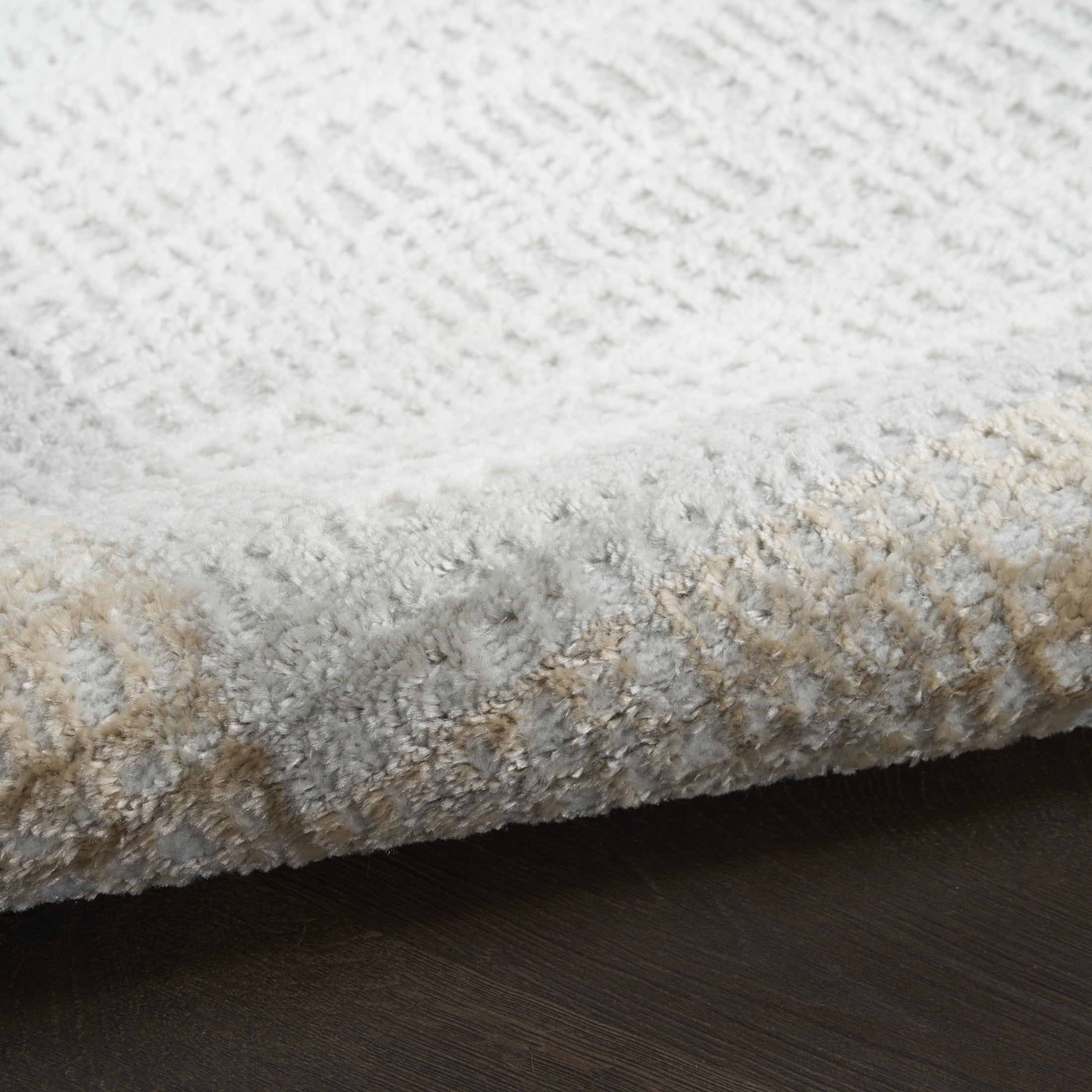 Nourison Dekor 7'10" x 9'10" Grey Modern Indoor Rug