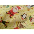 thumbnail image 4 of oneOone Cotton Poplin Pale Yellow Fabric Cartoon Animal|Candy Stick & Santa Christmas Diy Clothing Quilting Fabric Print Fabric By Yard 42 Inch Wide, 4 of 4