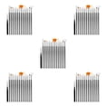 thumbnail image 2 of Soidarity 15 piezas Nail Art Brush Mujeres Toenail Nail Dotting Pen para principiantes Manicure Care Supplies Black Negro 5Conjunto, 2 of 6