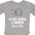 thumbnail image 4 of Inktastic My Great Grandma and Great Grandpa Love Me Boys or Girls Long Sleeve Baby Bodysuit, 4 of 5