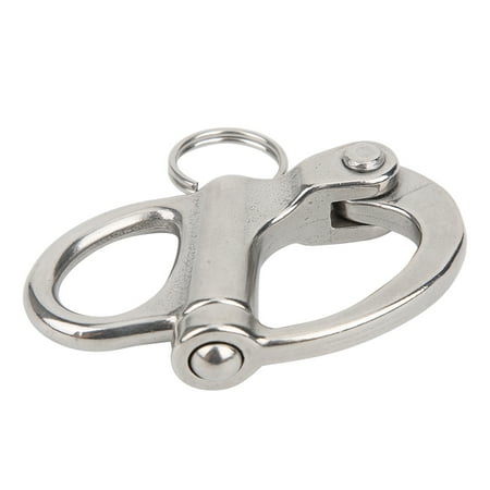 

Mountaineering Rock Climbing Shackle 316 Stainless Steel Fixed Quick Release Snap Hook96MMJIXINGYUAN