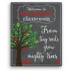 Teacher Gift - From Tiny Seeds Grow Mighty Trees Personalized Canvas, 11" x 14" or 16" x 20"
