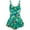 Green, variant on Toddler Girls One-Piece Swimsuit Ruffle Scoop Neck Bathing Suit Hawaii Beachwear